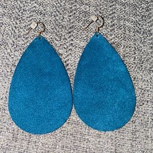 Nickel & Suede Earrings